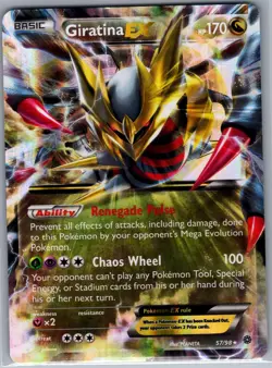 Giratina EX 57/98 XY - Ancient Origins - Pokemon Card - LP - Image 1