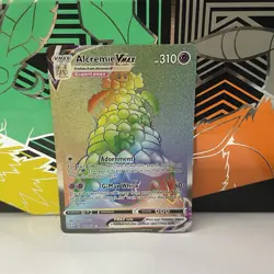 Alcremie Vmax 073/072 Shining Fates - NM Full Art Rainbow Rare Pokemon Card - Image 2