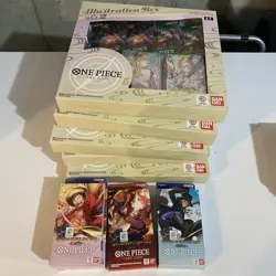 2025 Bandai OP One Piece Illustration Box Vol 2 Trading Cards Lot 5 & More Read - Image 1