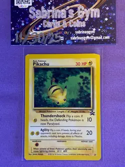 Pikachu Bumblebee 27 Black Star Promo Rare Pokemon Card - Image 1