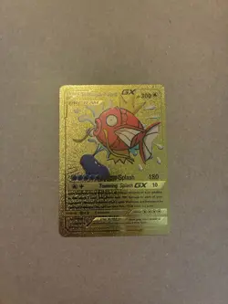Magikarp & Wailord GX Tag Team Gold Foil Custom Display Pokemon Card 🌊✨ NM - Image 1