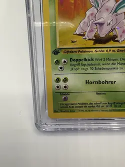 Pokemon CGC 9.5 Nidorino 1st Edition 37/102 German Base Set Card - Image 4