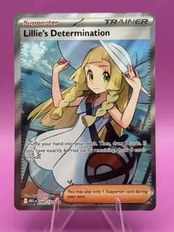 Pokemon TCG Lillies Determination 169/132 Mega Evolution. Full Art Trainer Card - Image 1