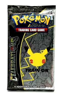 2021 Pokemon TCG Celebrations Sword & Shield 4 Card Booster Pack New 1 pack - Image 2