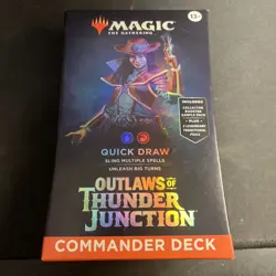 Magic MTG - Outlaws of Thunder Junction Quick Draw Commander Deck - NEW/SEALED - Image 1