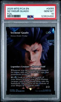 4490 Seymour Guado 2025 MTG Final Fantasy FCA #0055 Foil PSA 10 - Image 1