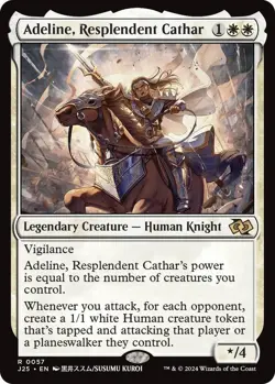 MTG Foundations: Jumpstart - Adeline, Resplendent Cathar (Anime Art) - Image 1
