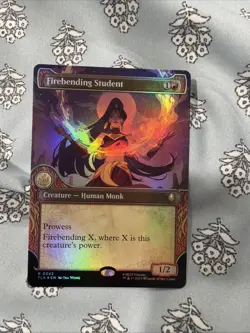 Firebending Student - FOIL SHOWCASE #342 - Avatar: The Last Airbender MTG Magic - Image 1