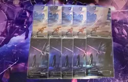 Foil Edge of Eternities Full Art Borderless Basic Lands - Image 3