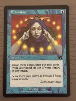 Brainstorm - Near Mint - Mercadian Masques - MTG - Image 1