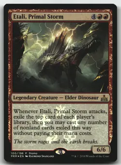 Etali, Primal Storm foil R Media Promos 100 LP - Image 1