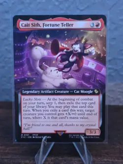 Cait Sith, Fortune Teller - Extended Art - Final Fantasy - FIC 0151 - MTG - Image 1