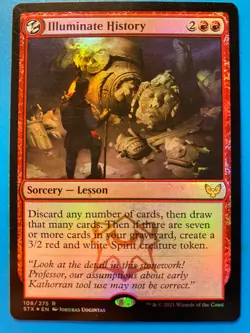 MTG 1x FOIL Illuminate History Strixhaven: School of Mages Magic Gathering x1 NM - Image 1