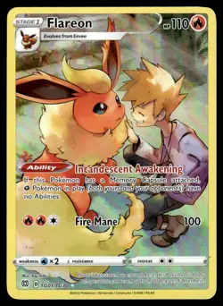 2022 Sword & Shield Series - Brilliant Stars - Trainer Gallery N28 Flareon - Image 1