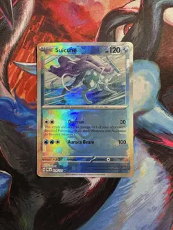 Pokemon TCG Suicune (Master Ball Pattern) 024/131 Sv: Prismatic Evolutions Holo - Image 1