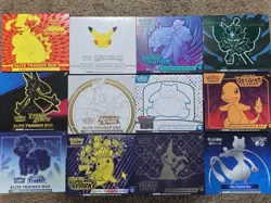 EMPTY Lot Of 12 Pokemon Elite Trainer Boxes - Image 1