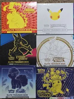 EMPTY Lot Of 12 Pokemon Elite Trainer Boxes - Image 2