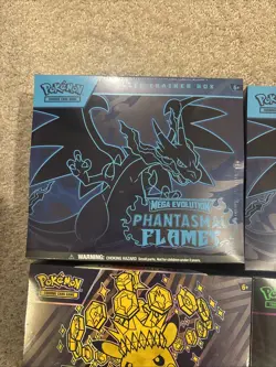 Pokemon Mega Phantasm Flames Elite Trainer Box Plus Surging Sparks And Shrouded! - Image 2