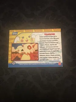 Pokemon - Pikachu’s Vacation - Teamwork Blue Label #54 - Topps - Image 2