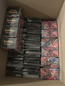 Pokemon TCG Wholesale Accessory Lot - Charizard UPC Boxes Mats Sleeves Coins - Image 2