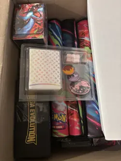 Pokemon TCG Wholesale Accessory Lot - Charizard UPC Boxes Mats Sleeves Coins - Image 3