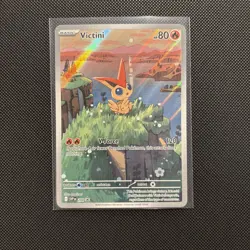 Victini SVP 208 Illustration Rare Black Star Promo Black & White Pokemon TCG - Image 1