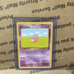 Pokemon TCG Slowpoke Fossil 55/62 Regular 1999-2000 Wizards Base Set NM! - Image 1