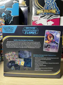 Pokemon Mega Evolutions Phantasmal Flames Elite Trainer Box Factory Sealed Rare - Image 2
