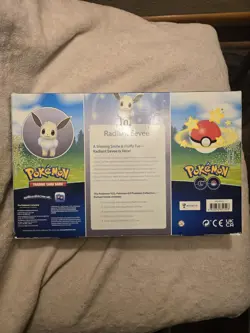Pokemon Go Radiant Eevee Premium Collection Box Factory Sealed! 8 packs + Pin - Image 4