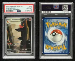 Charmeleon Illustration Rare Pokemon Scarlet & Violet 151 MEW PSA 10 GEM MT - Image 3