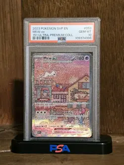 Pokemon Mew ex 151 Ultra-Premium Coll. Full Art Promo SVP EN 053 PSA 10 Gem Mint - Image 1