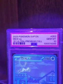 Pokemon Mew ex 151 Ultra-Premium Coll. Full Art Promo SVP EN 053 PSA 10 Gem Mint - Image 3