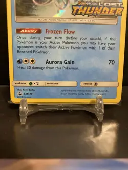 Lost Thunder Promo Suicune SM149 Stamped Sealed Pokemon Prerelease - Image 2