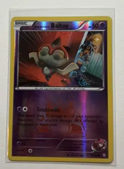 Team Magma's Baltoy 10/34 Reverse Holo 2015 Double Crisis Pokemon TCG English - Image 1