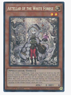 Astellar of the White Forest - MP25-EN079 - Prismatic Secret Rare YuGiOh - Image 1