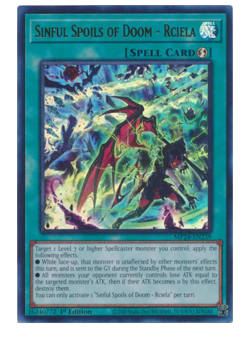 x3 Sinful Spoils Of Doom - Rciela - MP24-EN239 - Ultra Rare YuGiOh - Image 1