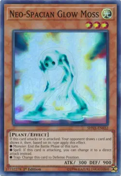 Yugioh! LP Neo-Spacian Glow Moss - SHVA-EN032 - Super Rare - 1st Edition Lightly - Image 1