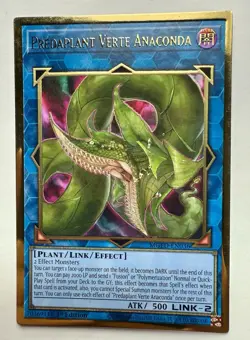 Yugioh Predaplant Verte Anaconda - 1st Edition Premium Gold Rare MGED-EN036 - Image 1