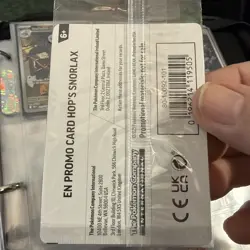Pokemon TCG Hop's Snorlax GameStop Promo Card 117/159 Journey Together Sealed - Image 2
