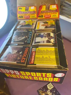 1986 TOPPS Baseball Rack Pack Box-24 Factory Sealed Packs (48 Cards Per Rak-pak) - Image 2