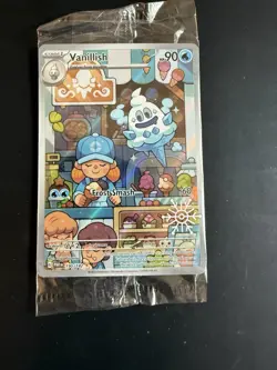 Vanillish 190/182 (Holiday Calendar) Stamped Promo Pokemon Card SEALED - Image 1