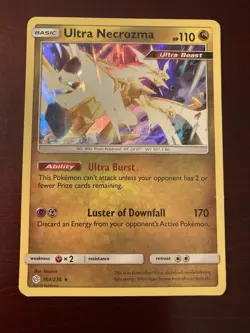 Ultra Necrozma 164/236 Cosmic Eclipse Holo Pokemon TCG Card - Image 1