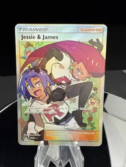 Pokemon TCG Jessie James Full Art Holo Card 68/68 Hidden Fates Ultra Rare NM - Image 1