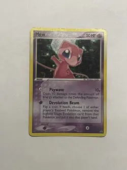 Mew Holo 040 Nintendo Black Star Promo Rare Pokemon Card MP/LP - Image 2