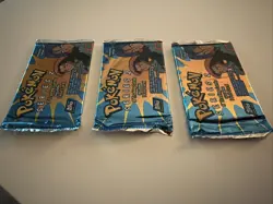 3 Factory Sealed Packs Pokemon Topps TV Animation Edition Series 2 Trading Cards - Image 3