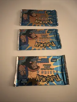 3 Factory Sealed Packs Pokemon Topps TV Animation Edition Series 2 Trading Cards - Image 5