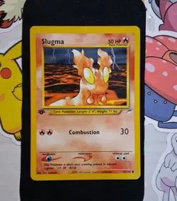Slugma 82/105 Neo Destiny 1st First Edition Common 2002 Pokemon Card ?? - Image 1