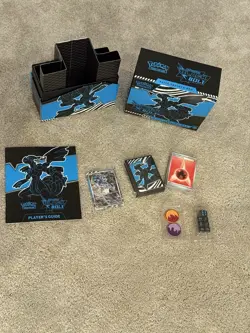 Pokemon TCG Black Bolt ETB Promo Sleeves Dice Energy (No Packs), 200 Cards S&V - Image 1