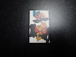 Pokemon Traditional Poker Playing Card Hanafuda Beedrill Weedle #1 NM- or NM/EX - Image 1