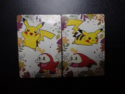 Pokemon Card Pronto Promo 2 SET Holo Prism Shining Pikachu Fuecoco #5963 EX - Image 1